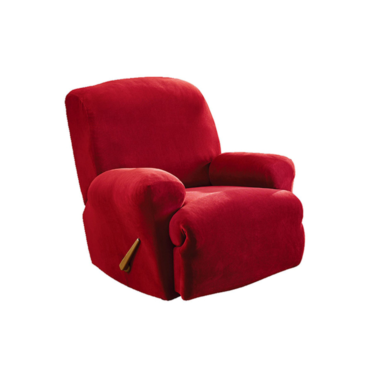 Greatex למתוח מיני פס שכיבה שכיבה ספה כיסוי ספה להחליק לסלון, כיסא כורסה 1 חלקה כיסוי כיסא- Fedblue / קפה / אבוני / Dkfax / אדום / מרווה